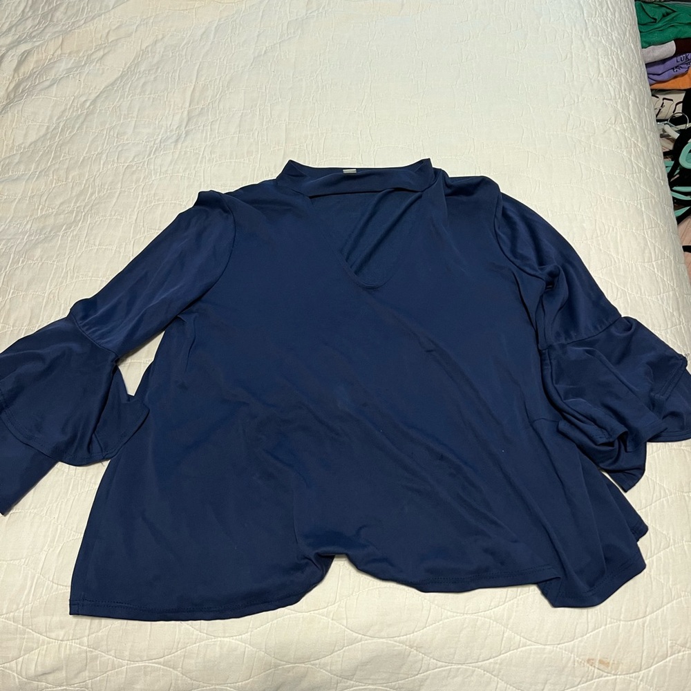 Navy franscescas top